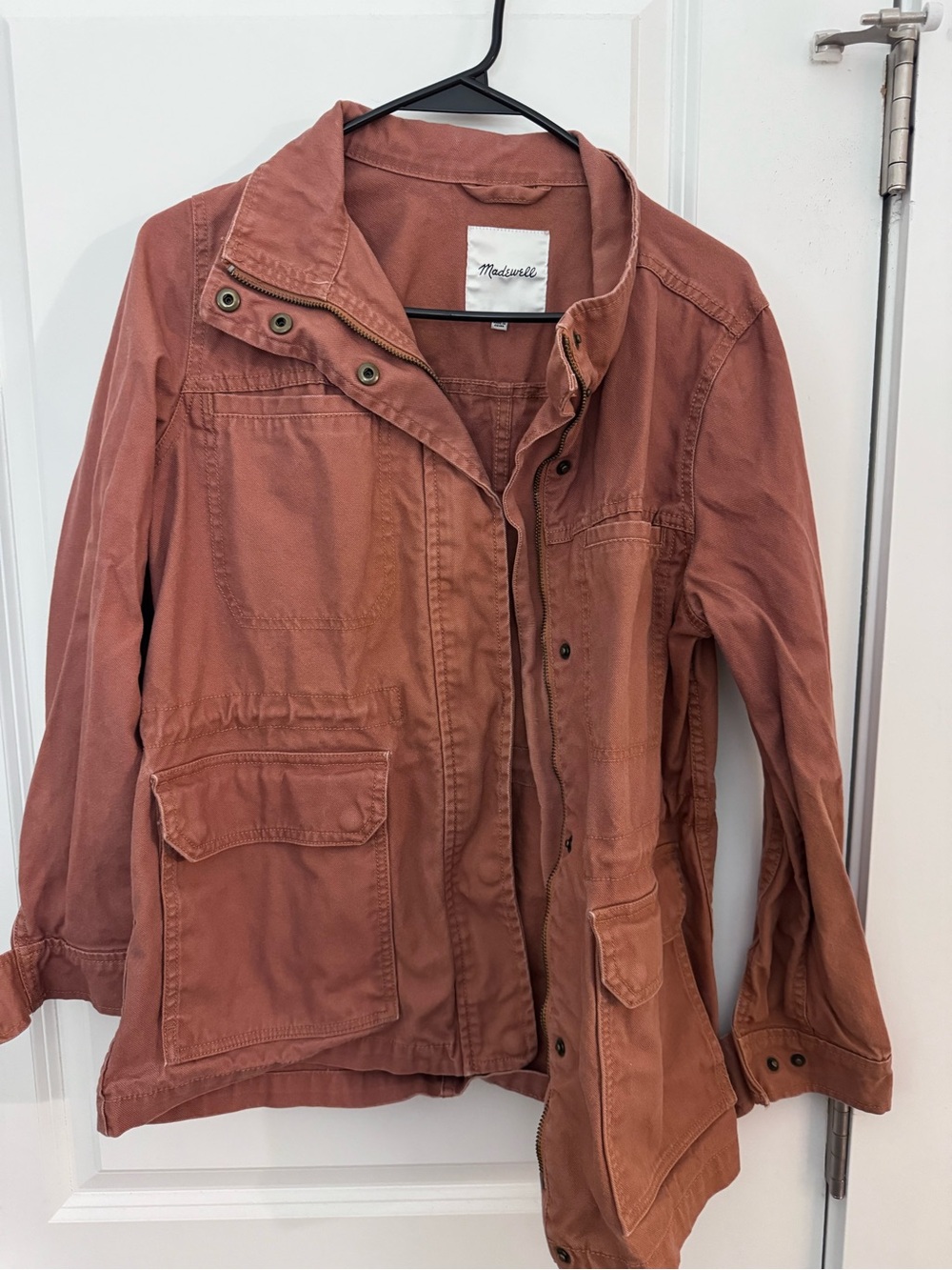 Madewell Burnt Orange Utility Jacket